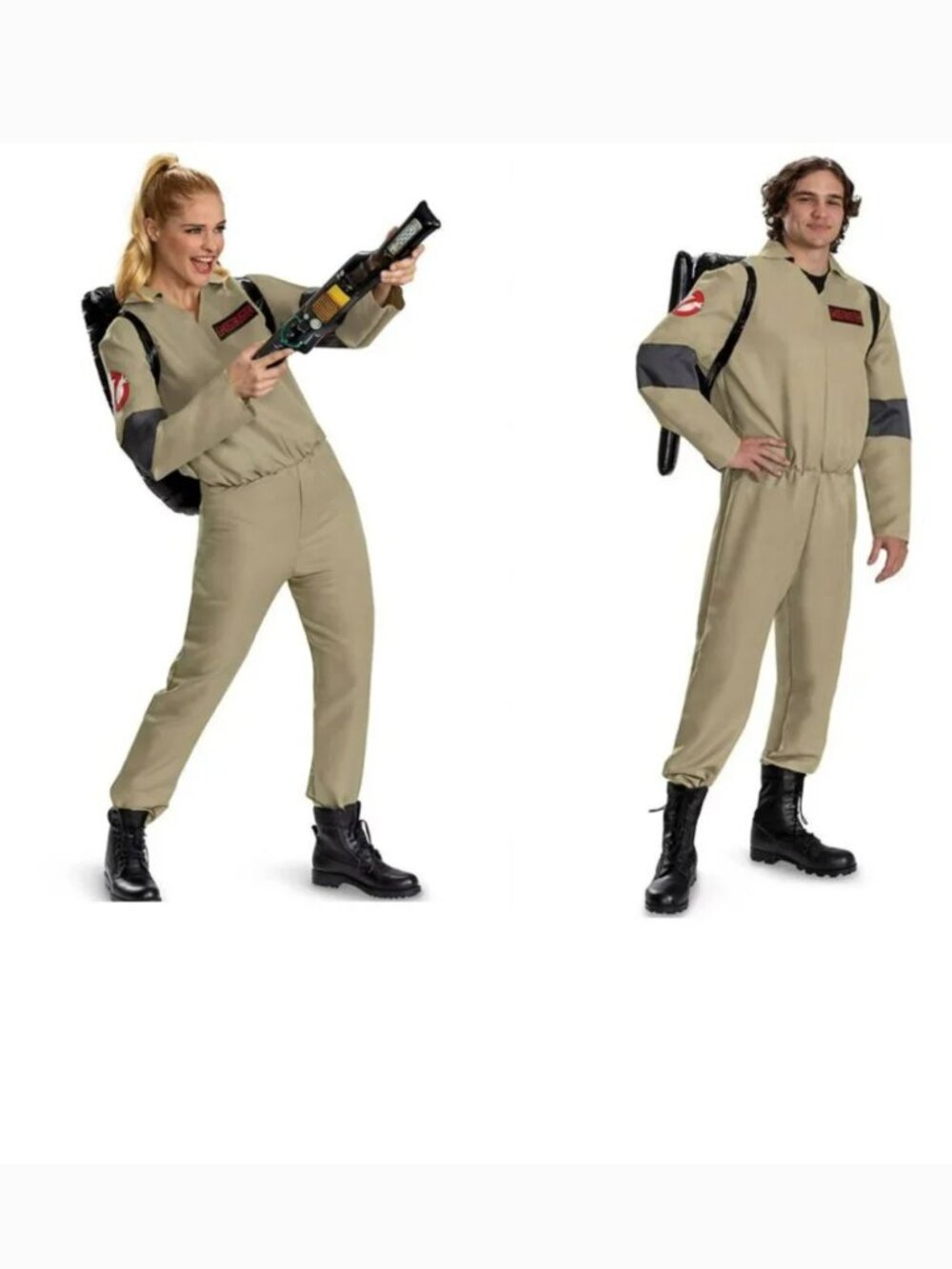Ghostbusters Halloween Costume 38/40 Frozen Empire Jumpsuit 3pc Adult Unisex